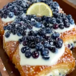 Blueberry Cream Cheese Danish Pastry First Image