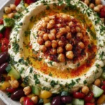 Vibrant Mediterranean Hummus Platter First Image