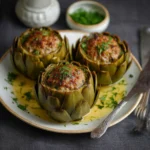 Stuffed Artichokes with Meat Filling First Image