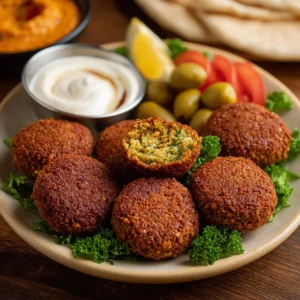 Crispy Golden Falafel Plate First Image