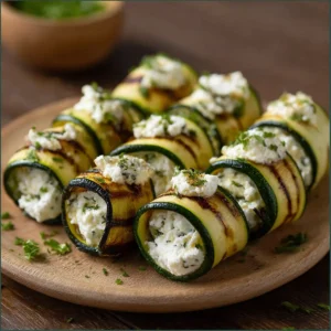 Grilled Zucchini Rolls with Ricotta First Image