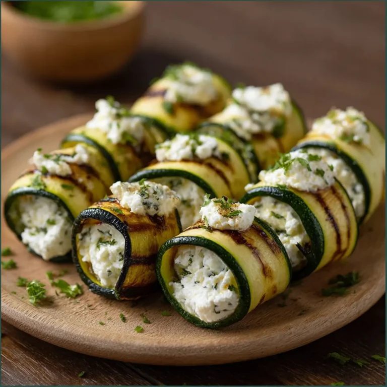 Grilled Zucchini Rolls with Ricotta First Image