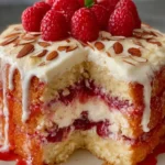 Raspberry Almond Layer Cake First Image