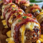 Cheesy Bacon-Wrapped Meatball Delight First Image