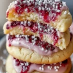 Frosted Berry Jam Cookies First Image