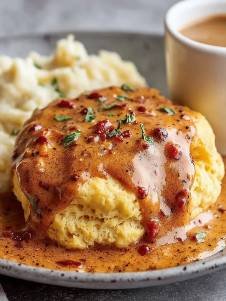 Savory Biscuits and Gravy Delight First Image