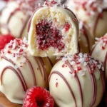 White Chocolate Raspberry Truffles First Image