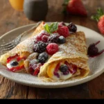Berry-Filled French Crepe Delight First Image