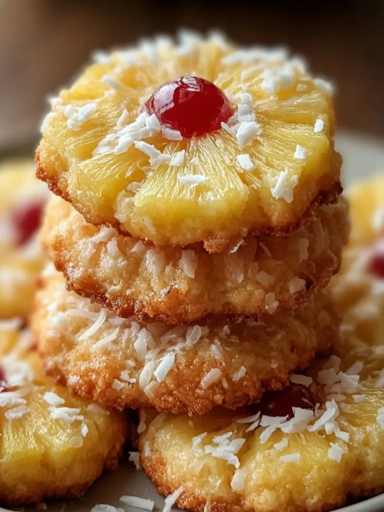 Tropical Pineapple Coconut Cookies First Image