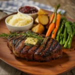 Grilled Ribeye Steak Dinner First Image