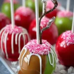 Whimsical Holiday Candy Apples First Image