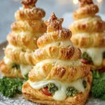 Savory Pesto Puff Pastry Trees First Image