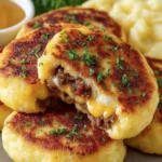 Savory Stuffed Potato Cakes Recipe First Image