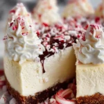 Peppermint Candy Cane Cheesecake First Image