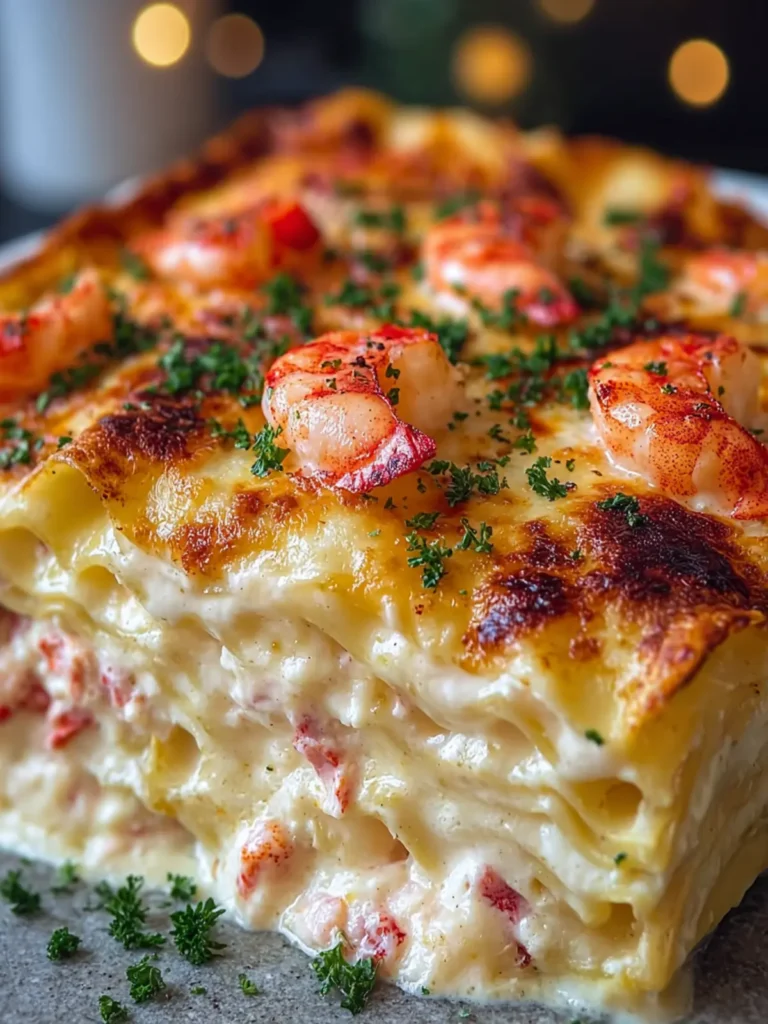 Seafood Lasagna with Lobster & Shrimp First Image