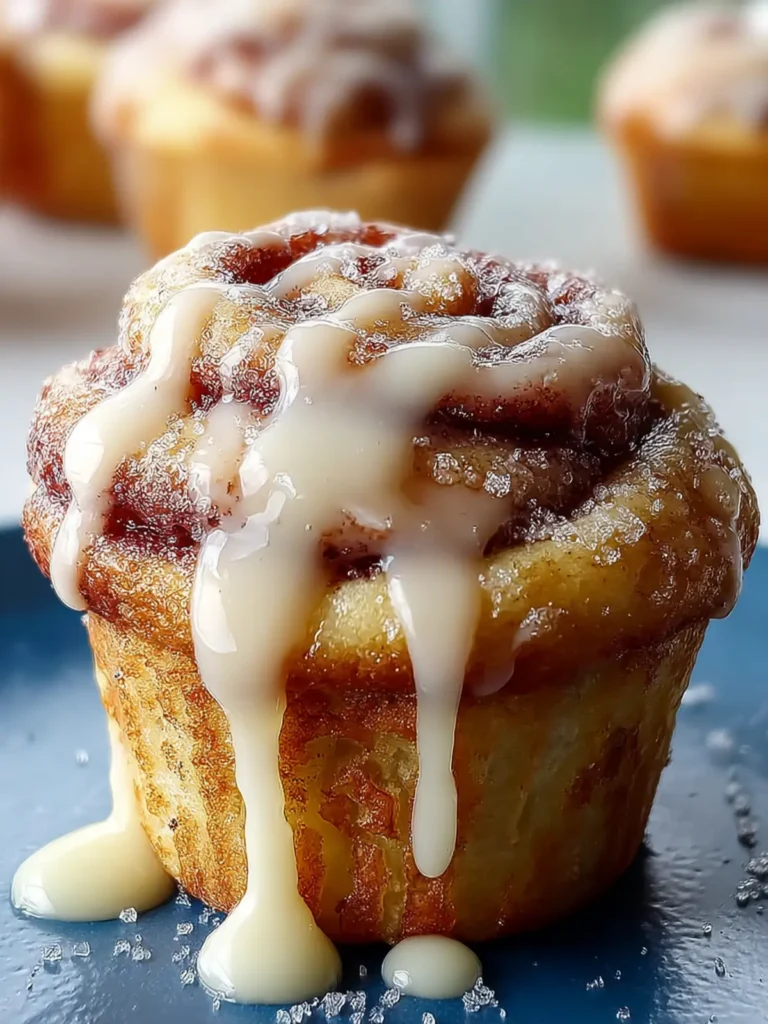 Cinnamon Roll Muffins First Image