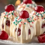 Holiday Cherry Cake Balls First Image