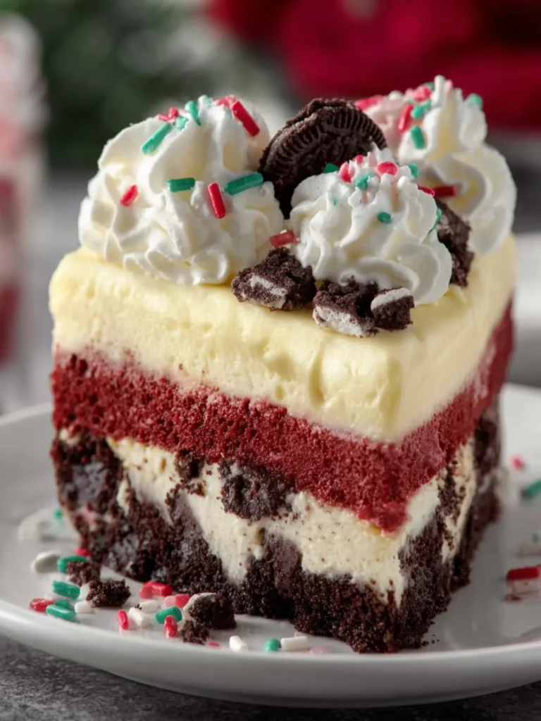 Red Velvet Oreo Layered Cake First Image