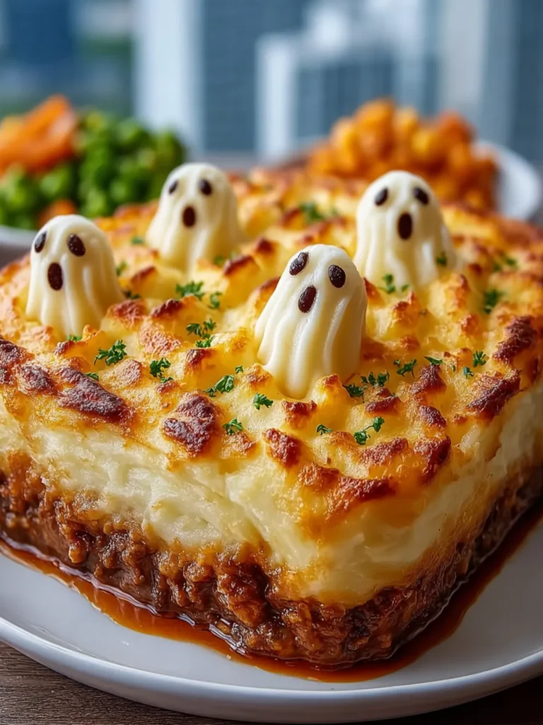 Spooky Ghost Shepherd’s Pie First Image