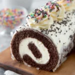 Colorful Chocolate Swiss Roll Cake First Image