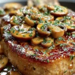 Savory Herb Mushroom Pork Chops First Image