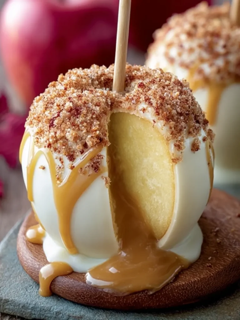 Caramel White Chocolate Apple First Image