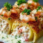 Shrimp Crab Alfredo Roll Ups First Image
