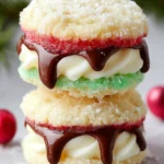Christmas Shortbread Sandwich Cookies First Image