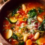 Easy & Healthy Minestrone Soup First Image