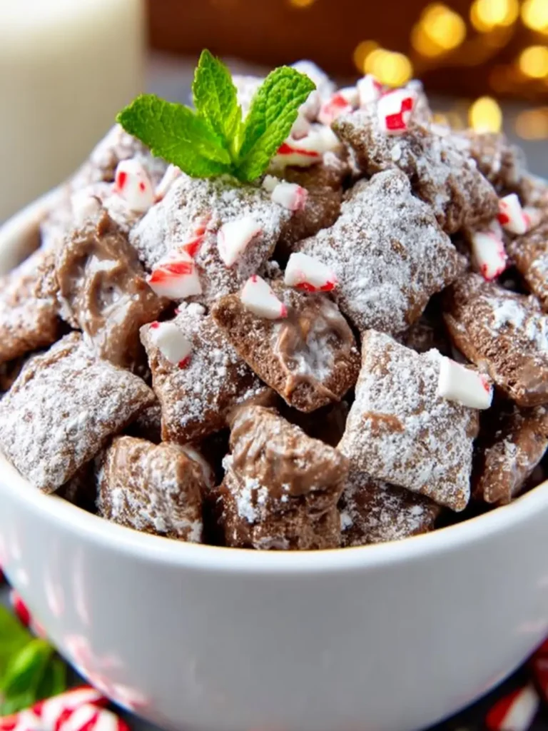Chocolate-Peppermint Puppy Chow First Image