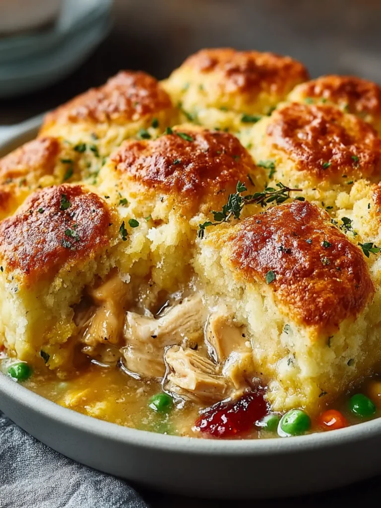 Delicious Chicken Cobbler Bake: Cozy Comfort in Every Bite First Image