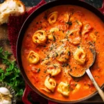 Creamy Tomato Tortellini Soup First Image