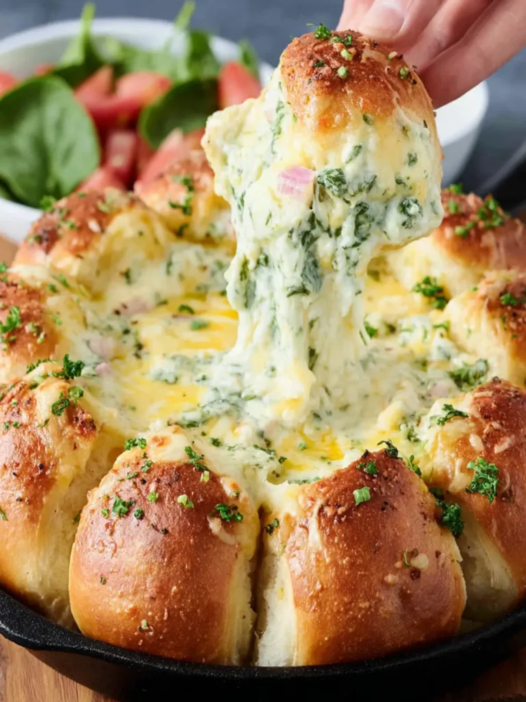Spinach Dip Bread Ring First Image