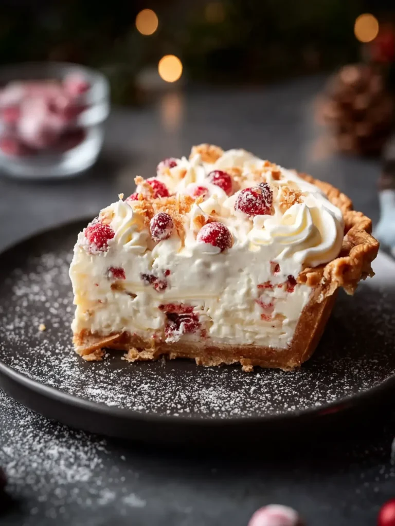 White Christmas Pie Recipe First Image
