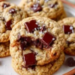 Brown Butter Oatmeal Chocolate Chip Cookies First Image