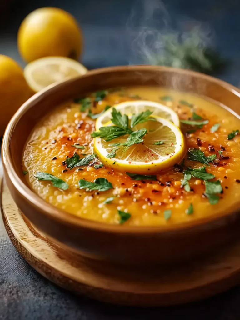 Lebanese Lemon Lentil Soup First Image