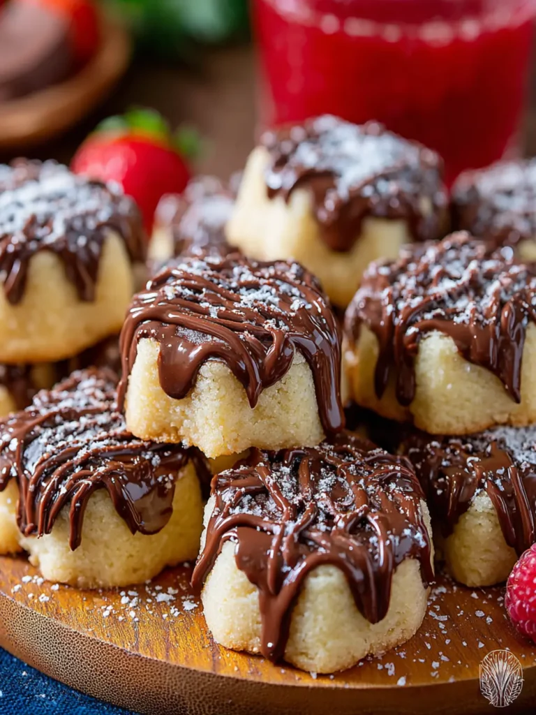 Chocolate Shortbread Bites First Image