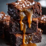 Gooey Salted Caramel Fudge Brownies — The Ultimate Indulgent Chocolate Dessert Experience First Image