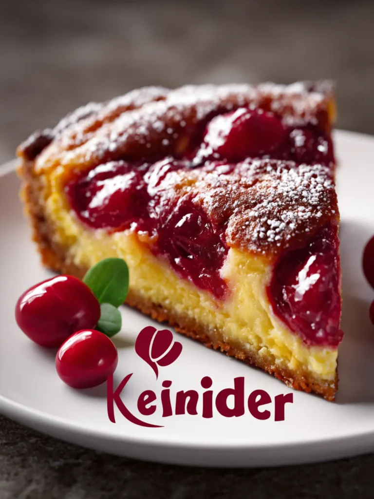 Delicious Cherry Clafoutis: Easy Custardy Dessert Magic First Image