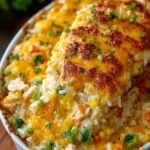 Cheesy Chicken & Rice Casserole That Fixes Busy Weeknights First Image