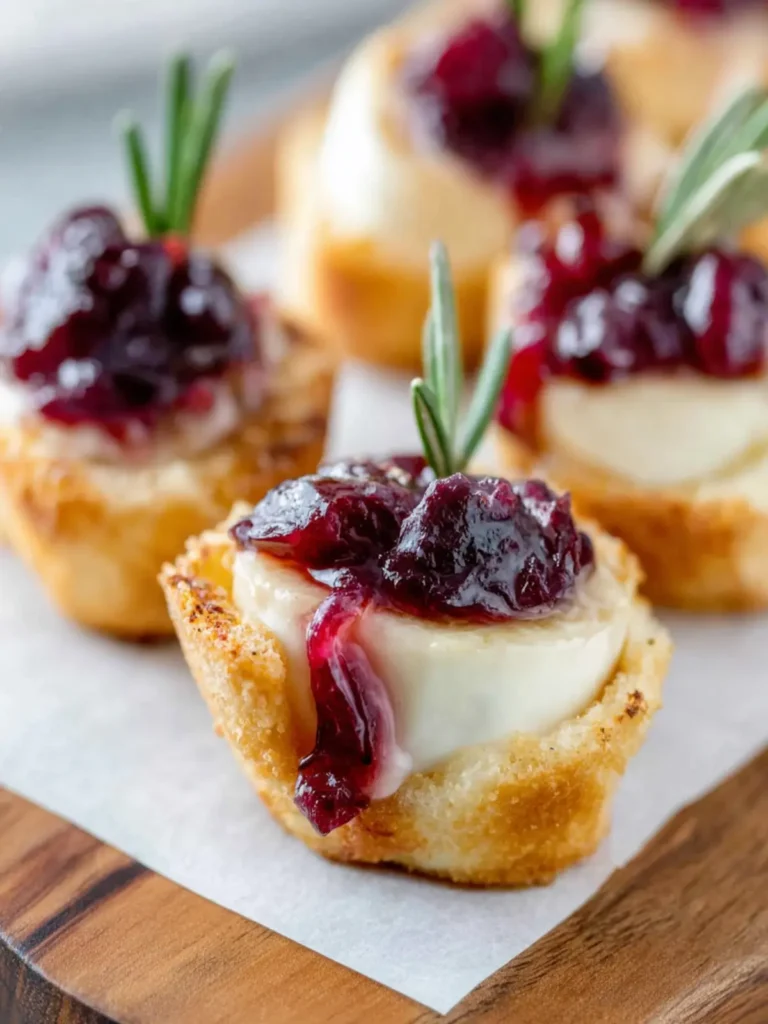 Cranberry Brie Bites First Image