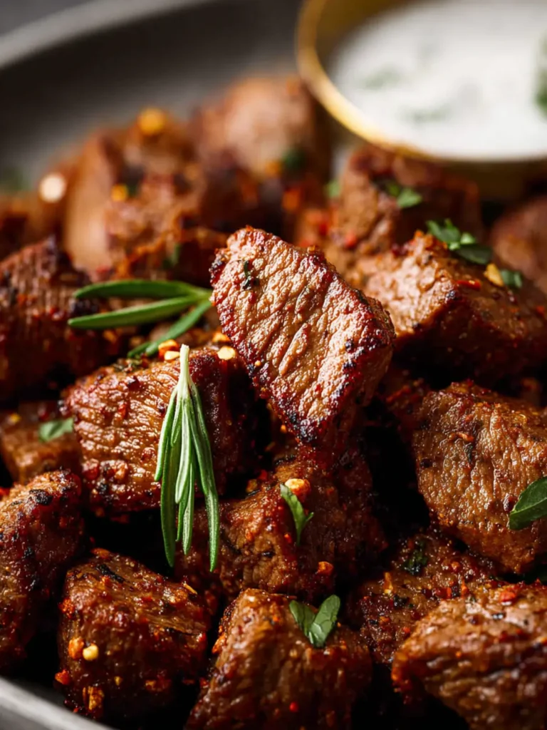Air Fryer Steak Bites First Image