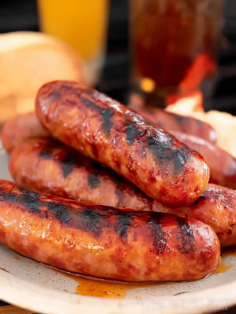 Traeger Smoked Brats First Image