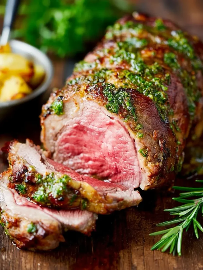 Herb Roasted Leg of Lamb First Image