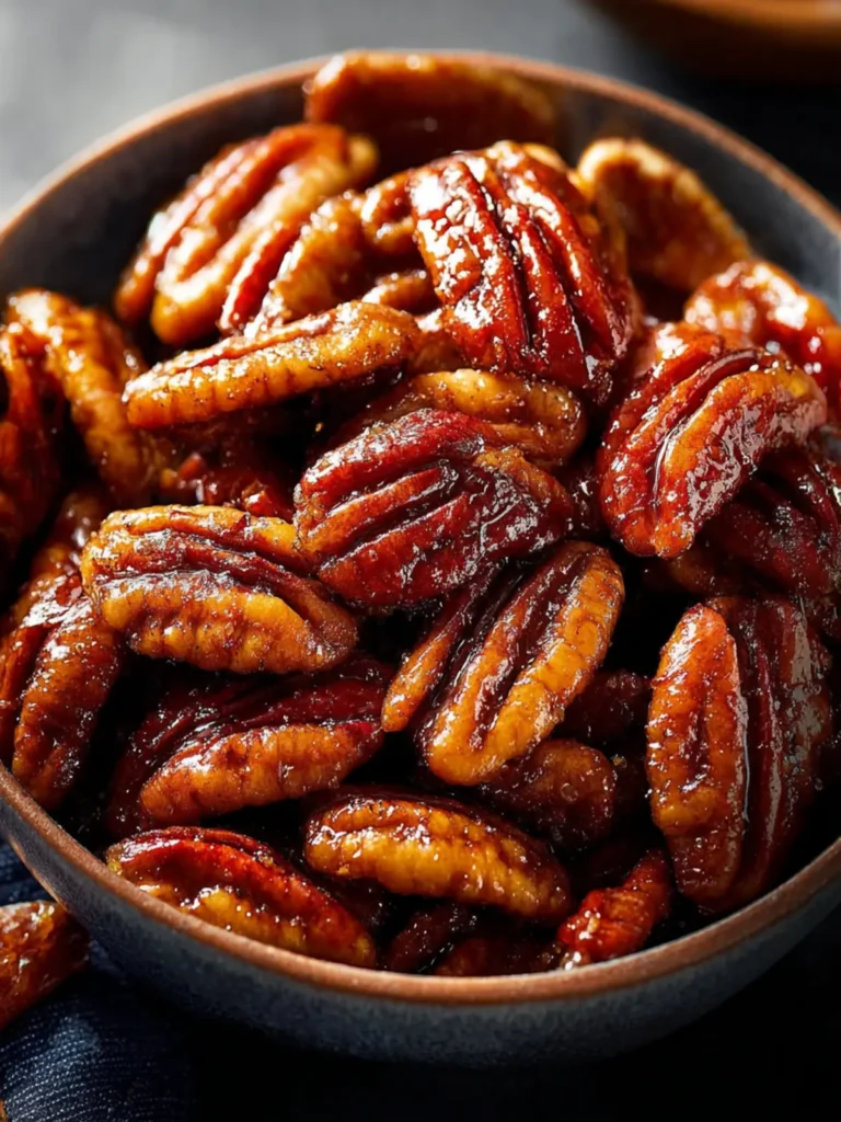 Easy Maple Candied Pecans First Image