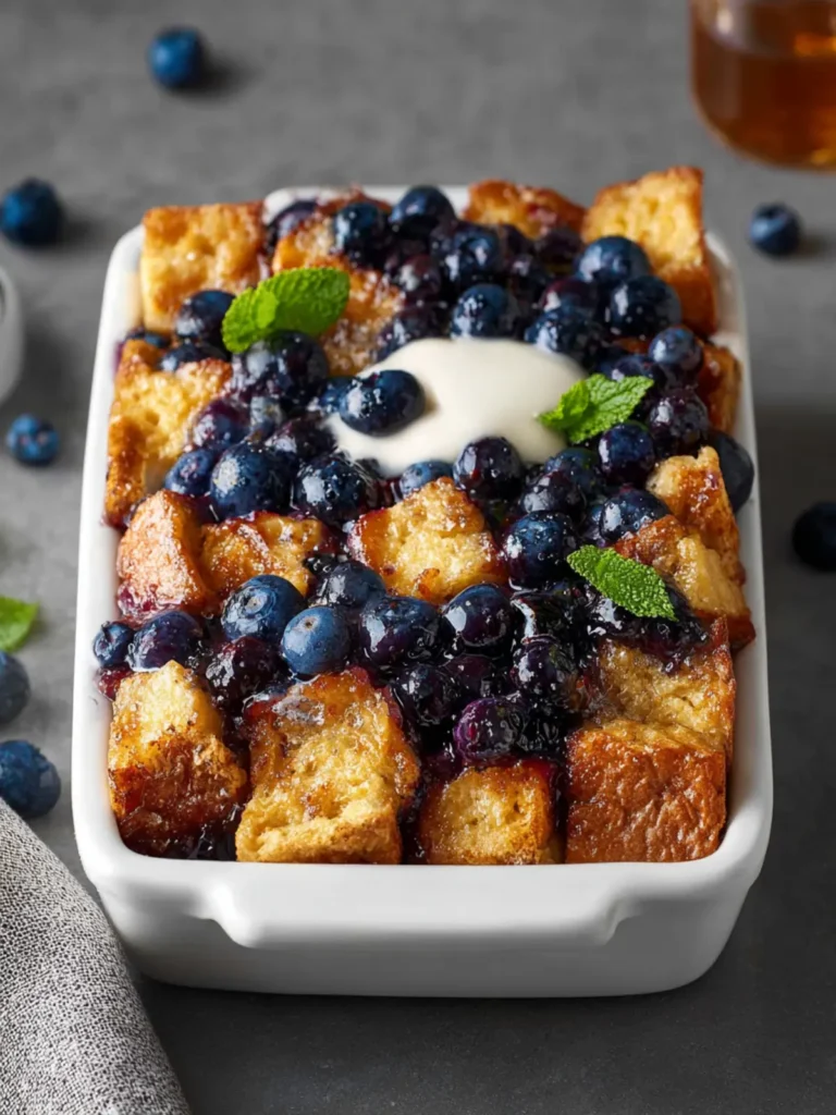 Blueberry French Toast Casserole First Image