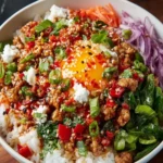 Bang Bang Ground Turkey Rice Bowls First Image