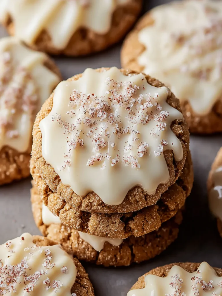 Irresistible Gingerbread Latte Cookies for Cozy Holidays First Image