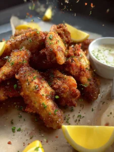 Crispy Lemon Pepper Wings First Image