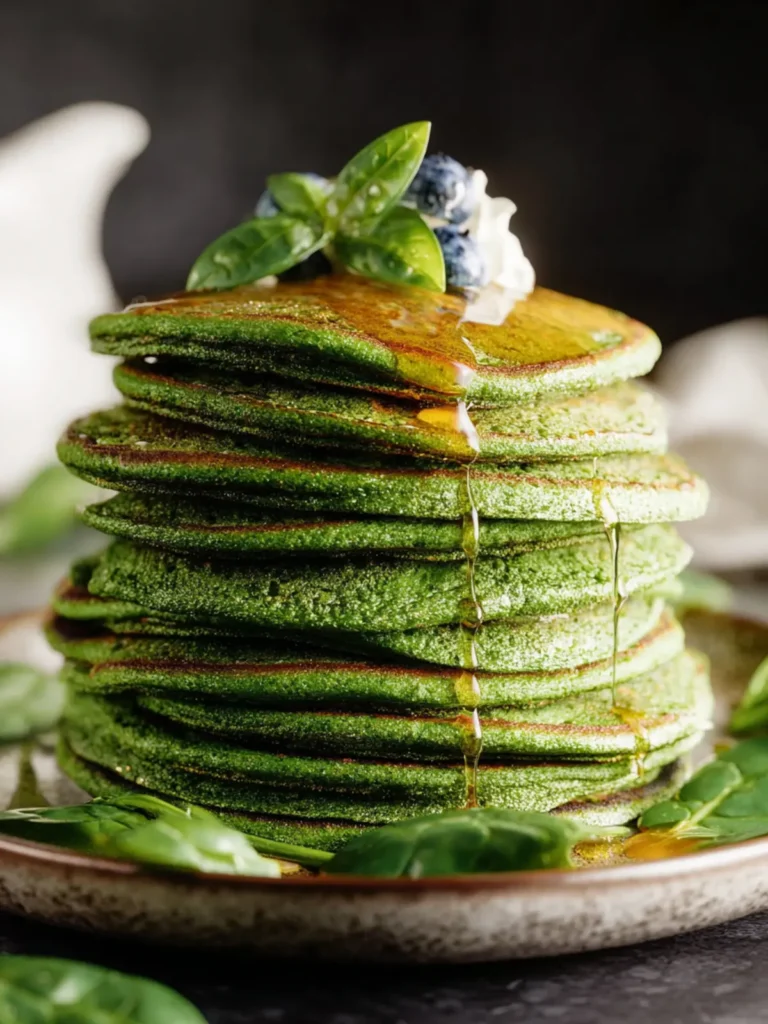 Easy Spinach Pancakes First Image